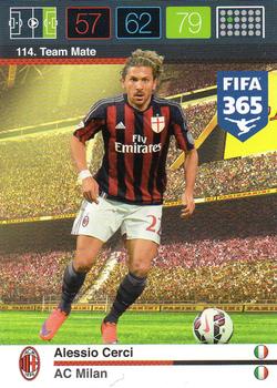 Alessio Cerci A.C. Milan Panini FIFA 365 2015 Adrenalyn XL  #114