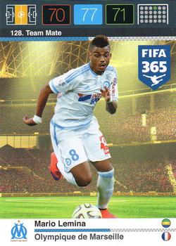 Mario Lemina Olympique Marseille Panini FIFA 365 2015 Adrenalyn XL  #128