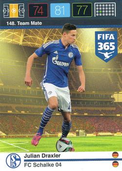 Julian Draxler Schalke 04 Panini FIFA 365 2015 Adrenalyn XL  #148