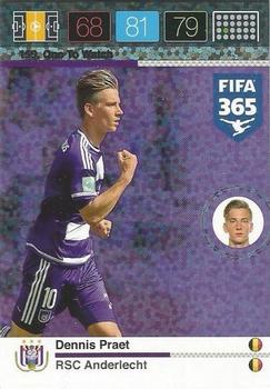 Dennis Praet RSC Anderlecht Panini FIFA 365 2015 Adrenalyn XL One To Watch #159