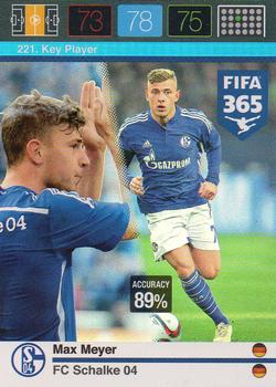 Max Meyer Schalke 04 Panini FIFA 365 2015 Adrenalyn XL Key Player #221