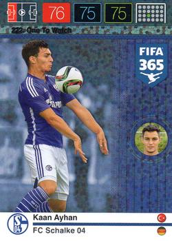 Kaan Ayhan Schalke 04 Panini FIFA 365 2015 Adrenalyn XL One To Watch #222