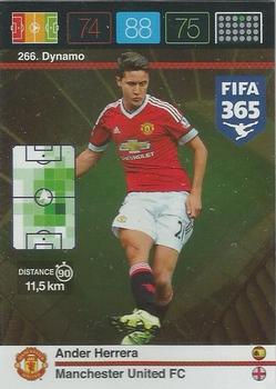 Ander Herrera Manchester United Panini FIFA 365 2015 Adrenalyn XL Dynamo #266