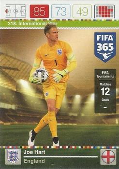 Joe Hart England Panini FIFA 365 2015 Adrenalyn XL International Star #318