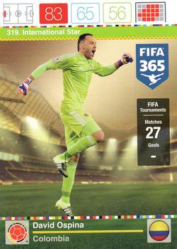 David Ospina Colombia Panini FIFA 365 2015 Adrenalyn XL International Star #319