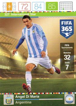 Angel Di Maria Argentina Panini FIFA 365 2015 Adrenalyn XL International Star #327