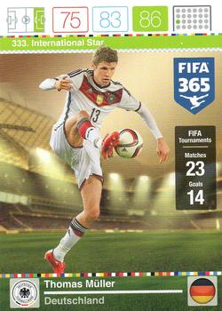 Thomas Muller Germany Panini FIFA 365 2015 Adrenalyn XL International Star #333