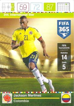 Jackson Martinez Colombia Panini FIFA 365 2015 Adrenalyn XL International Star #344