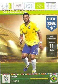 Hulk Brazil Panini FIFA 365 2015 Adrenalyn XL International Star #346