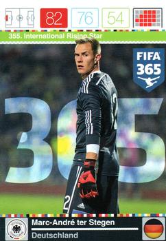 Marc-Andre ter Stegen Germany Panini FIFA 365 2015 Adrenalyn XL International Rising Star #355
