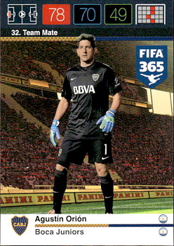 Agustin Orion Boca Juniors Panini FIFA 365 2015 Adrenalyn XL Nordic Edition  #32
