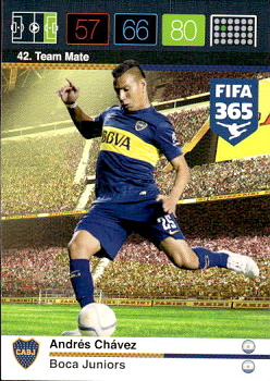Andres Chavez Boca Juniors Panini FIFA 365 2015 Adrenalyn XL Nordic Edition  #42