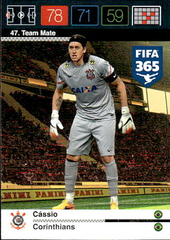 Cassio Corinthians Panini FIFA 365 2015 Adrenalyn XL Nordic Edition  #47