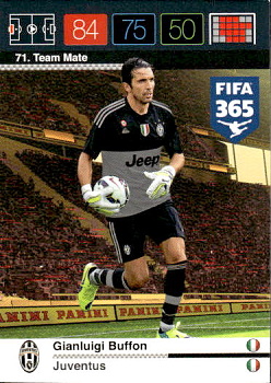 Gianluigi Buffon Juventus FC Panini FIFA 365 2015 Adrenalyn XL Nordic Edition  #71