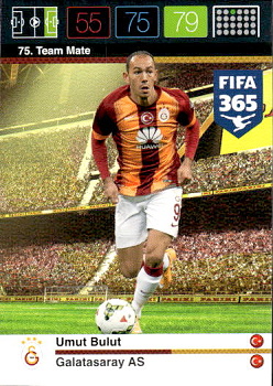 Umut Bulut Galatasaray AS Panini FIFA 365 2015 Adrenalyn XL Nordic Edition  #75