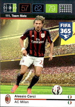Alessio Cerci A.C. Milan Panini FIFA 365 2015 Adrenalyn XL Nordic Edition  #111