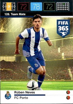 Ruben Neves FC Porto Panini FIFA 365 2015 Adrenalyn XL Nordic Edition  #128