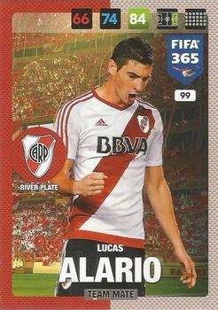 Lucas Alario River Plate Panini FIFA 365 2017 Adrenalyn XL  #99