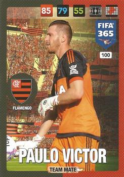 Paulo Victor Flamengo Panini FIFA 365 2017 Adrenalyn XL  #100
