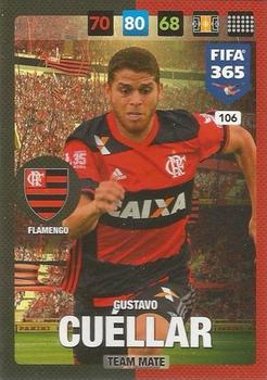 Gustavo Cuellar Flamengo Panini FIFA 365 2017 Adrenalyn XL  #106