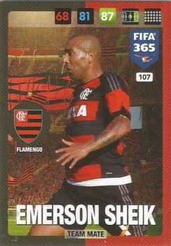 Emerson Sheik Flamengo Panini FIFA 365 2017 Adrenalyn XL  #107