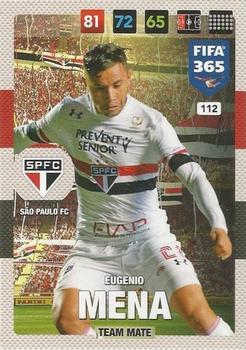 Eugenio Mena Sao Paulo FC Panini FIFA 365 2017 Adrenalyn XL  #112