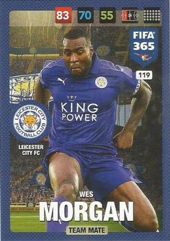 Wes Morgan Leicester City Panini FIFA 365 2017 Adrenalyn XL  #119