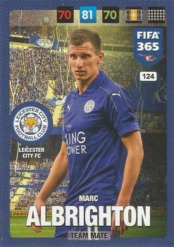 Marc Albrighton Leicester City Panini FIFA 365 2017 Adrenalyn XL  #124