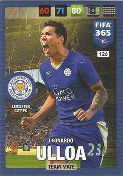 Leonardo Ulloa Leicester City Panini FIFA 365 2017 Adrenalyn XL  #126