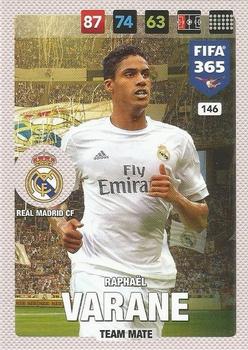 Raphael Varane Real Madrid Panini FIFA 365 2017 Adrenalyn XL  #146