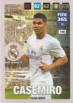Casemiro Real Madrid Panini FIFA 365 2017 Adrenalyn XL  #148