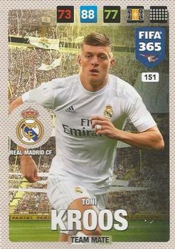 Toni Kroos Real Madrid Panini FIFA 365 2017 Adrenalyn XL  #151