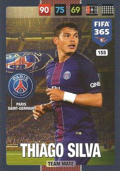 Thiago Silva Paris Saint-Germain Panini FIFA 365 2017 Adrenalyn XL  #155