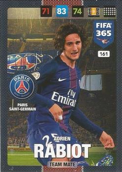 Adrien Rabiot Paris Saint-Germain Panini FIFA 365 2017 Adrenalyn XL  #161