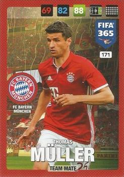 Thomas Muller Bayern Munchen Panini FIFA 365 2017 Adrenalyn XL  #171
