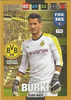 Roman Burki Borussia Dortmund Panini FIFA 365 2017 Adrenalyn XL  #172