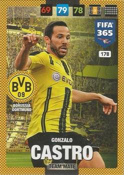 Gonzalo Castro Borussia Dortmund Panini FIFA 365 2017 Adrenalyn XL  #178