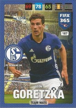 Leon Goretzka Schalke 04 Panini FIFA 365 2017 Adrenalyn XL  #187