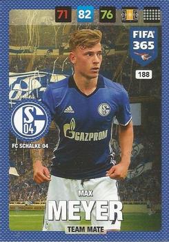 Max Meyer Schalke 04 Panini FIFA 365 2017 Adrenalyn XL  #188