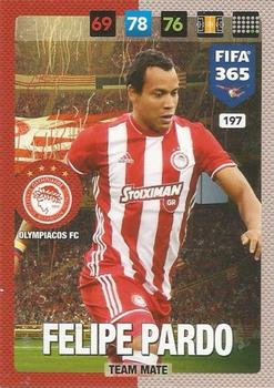 Felipe Pardo Olympiacos FC Panini FIFA 365 2017 Adrenalyn XL  #197