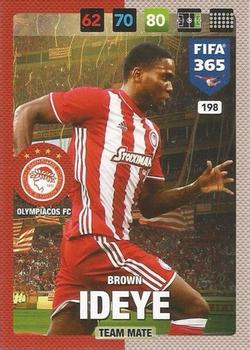Brown Ideye Olympiacos FC Panini FIFA 365 2017 Adrenalyn XL  #198