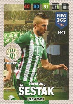 Stanislav Sestak Ferencvarosi TC Panini FIFA 365 2017 Adrenalyn XL  #206