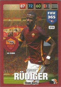 Antonio Rudiger AS Roma Panini FIFA 365 2017 Adrenalyn XL  #218
