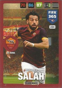 Mohamed Salah AS Roma Panini FIFA 365 2017 Adrenalyn XL  #224