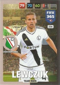 Igor Lewczuk Legia Warszawa Panini FIFA 365 2017 Adrenalyn XL  #236
