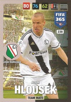 Adam Hlousek Legia Warszawa Panini FIFA 365 2017 Adrenalyn XL  #238