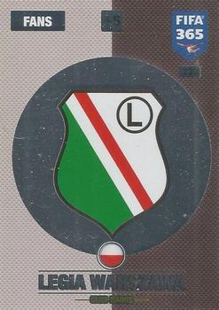 Club Badge Legia Warszawa Panini FIFA 365 2017 Adrenalyn XL Club Logo #239