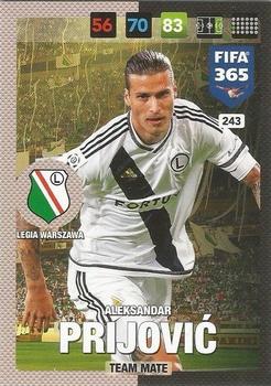 Aleksandar Prijovic Legia Warszawa Panini FIFA 365 2017 Adrenalyn XL  #243