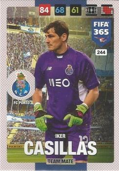 Iker Casillas FC Porto Panini FIFA 365 2017 Adrenalyn XL  #244