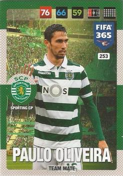 Paulo Oliveira Sporting CP Panini FIFA 365 2017 Adrenalyn XL  #253